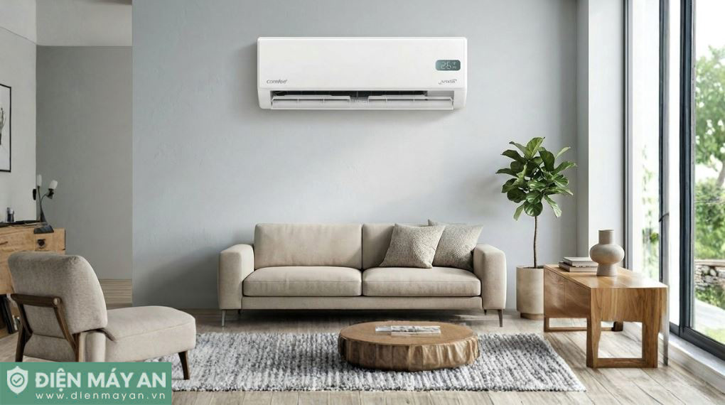 Điều hoà Comfee Inverter 9000 BTU 1 chiều CFS-10VGXF